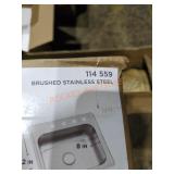 25" Single Bowl Top Mount Kitchen Sink