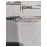 Septic Tank Riser