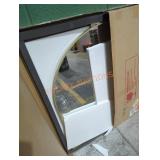 Gold framed mirror