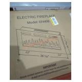 Electric fireplace insert