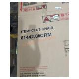 Teak Finish Club Chair Assembly Required