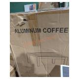 Aluminum Coffee Table Dk Grey