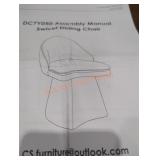 Swivel dining chair