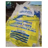 1 gravel company snow white stone chips