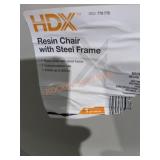 Resin Chairs Qty 2