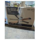 52" indoor led ceiling fan