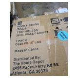 28" Wall Cabinet Metal