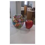 Small Floral Ginger Jar