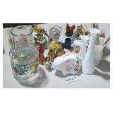 Misc Ceramic & Glass Decor Lot