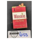 Vintage Winston Filters Cigarette Pack Lighter
