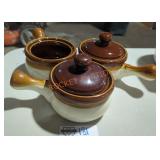 Set of 3 Ceramic Soup Bowls