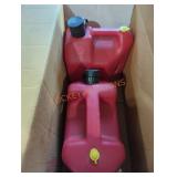 2 Plastic Gas Cans