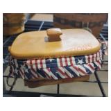 1997 Patriotic Longaberger Basket