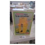 Vintage Swing A Way Table Ice Crusher
