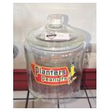 Vintage Planters Peanuts Clear Jar