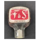 Vintage F&S Beer Tap Handle