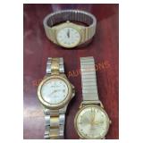 Vintage Wristwatches Qty - 3