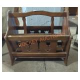 Wooden Tulip Magazine Holder