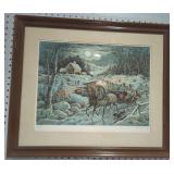 "Central Park in Winter" Signed Art Print