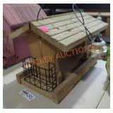 Wood Bird Feeder