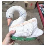 Concrete Swan Statue