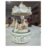 Vintage Horse Carousel Music Box