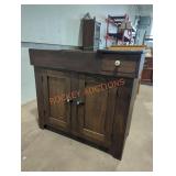 38"Wï¿½20"Dï¿½35"H Primitive Dry Sink