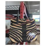 Vintage Zebra Coach Purse