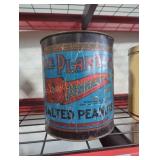 Vintage Planters Peanuts Tin