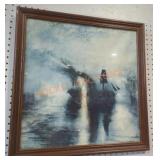 "Peace - Burial at Sea" JMW Turner Framed Print