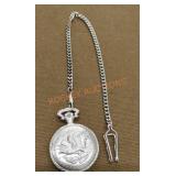 American Historic Society Quartz Eagle Pocket