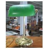 Vintage Underwriters Laboratories Brass Table Lamp