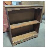 25.5"W ï¿½ 9"D ï¿½ 29"H Vintage Wooden Bookcase