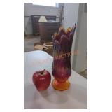 Carnival Glass Vase