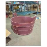 Vintage Wooden Bucket