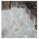 Clear Glass Goblets