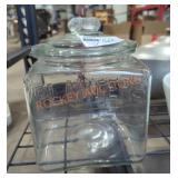 Vintage Glass Planters Cookie Jar