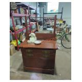 33"W ï¿½ 18"D ï¿½ 53"H Antique Wash Stand