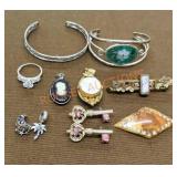 Misc. Costume Jewelry Lot qty-11