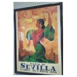 1954 Seville Fair Promotion Poster