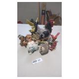 Bird & Cat Figurine Lot