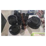 Black Dish Set