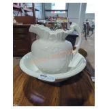 Vintage Menelik Basin & Pitcher