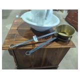 Vintage Brass Ladel & Pan