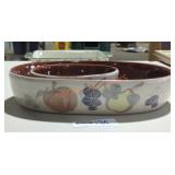 Vintage Chatham Potters Country Harvest Bakers