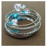 Silver Toned Bangles