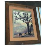 Framed Farm Photograph
