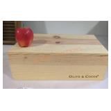 Wooden Olive & Cocoa Crate