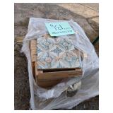33x33" Gres Aragon retro blanco Floor &  Wall
