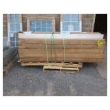 Veranda 5 in. x 5 in. x 8 ft. White Vinyl Fence